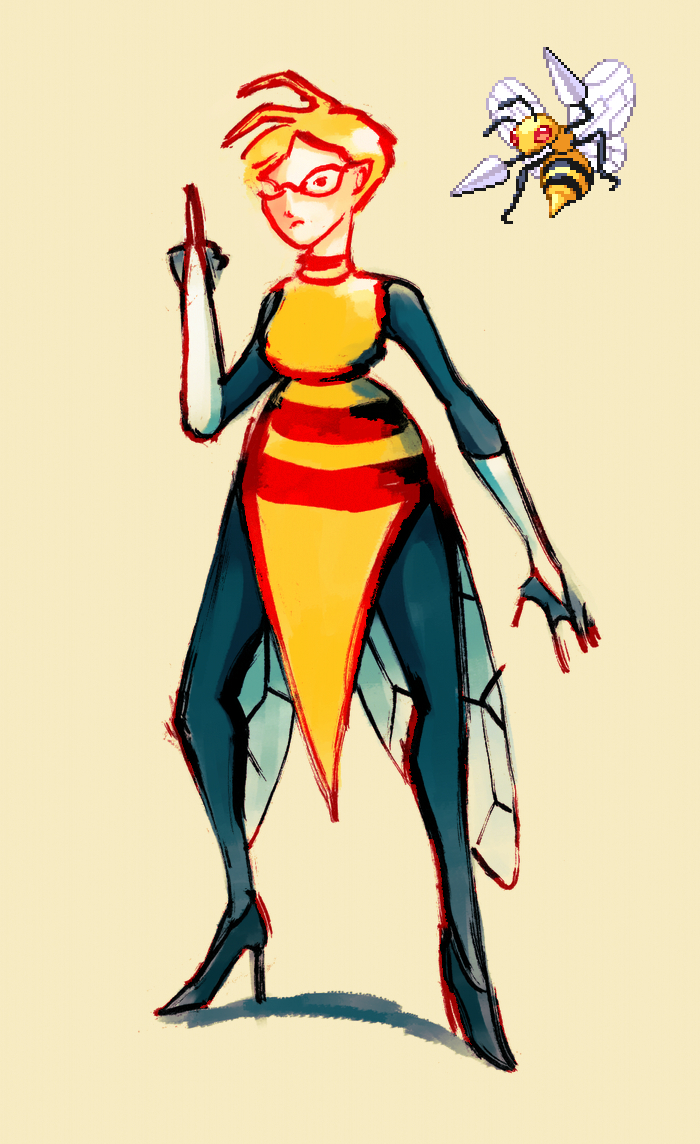Beedrill gijinka (Pok&eacute;mon)