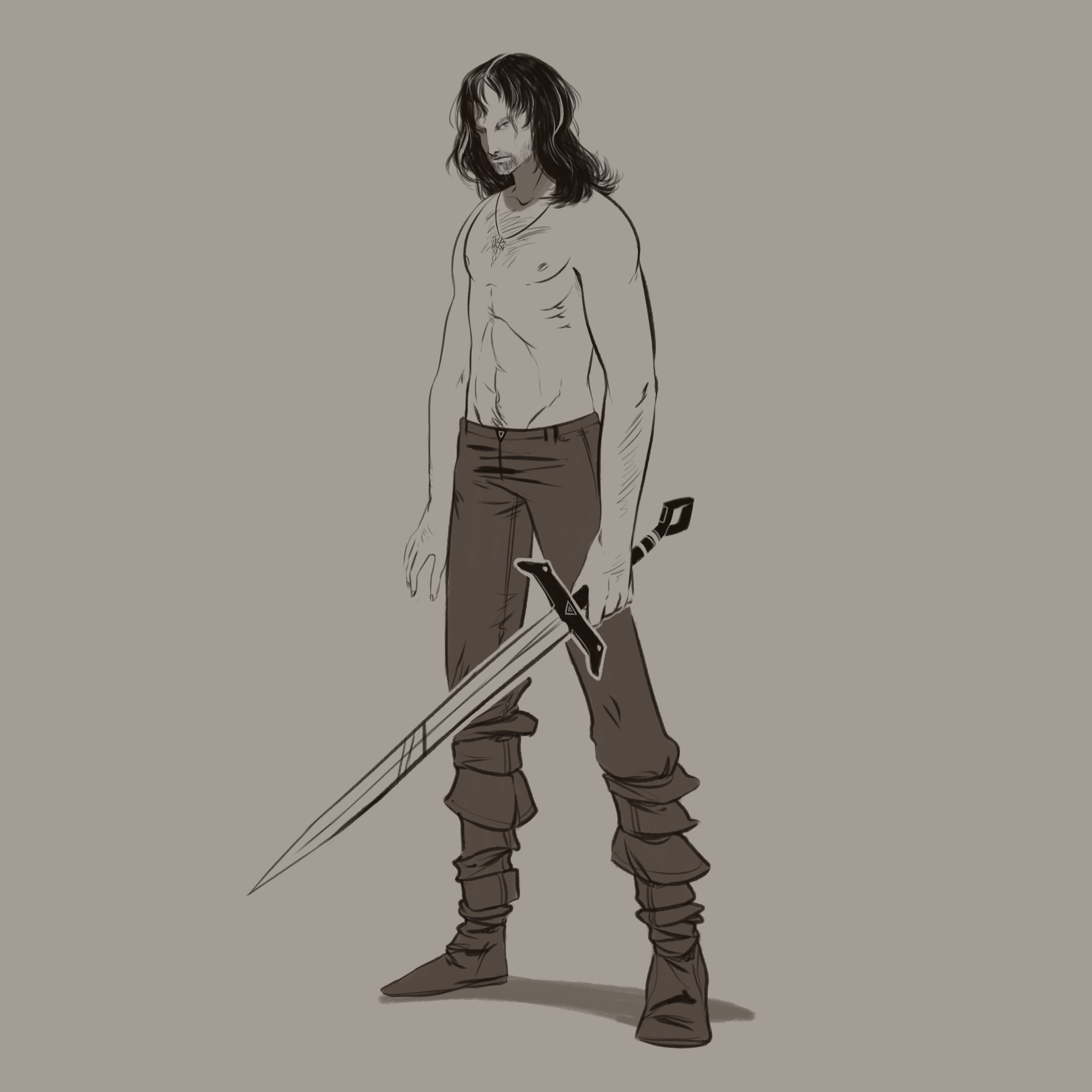 Aragorn (The Lord of the Rings) Commission for Vablatsky