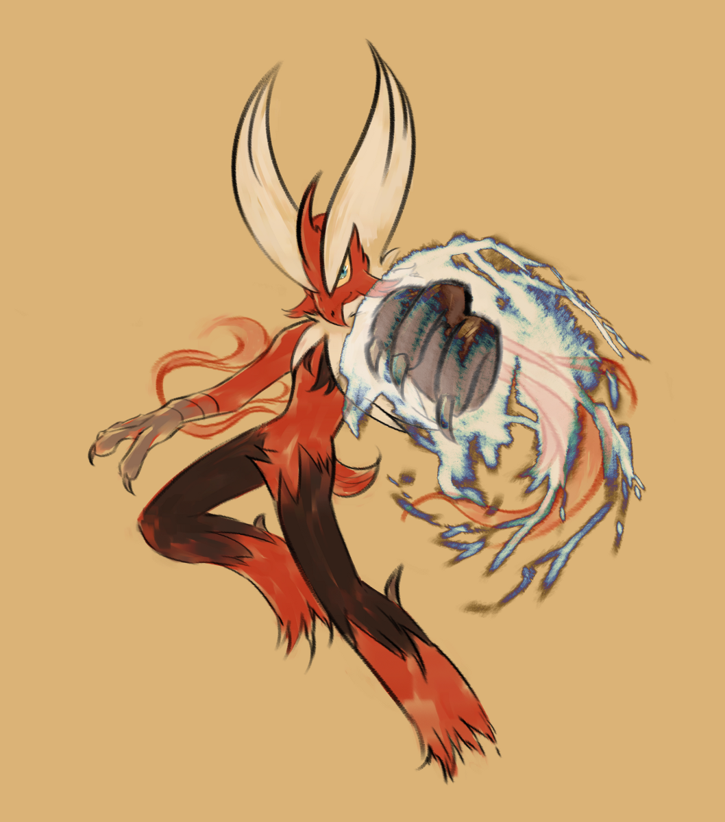 Mephisto the Mega Blaziken (Pok&eacute;mon) Commission for Vablatsky