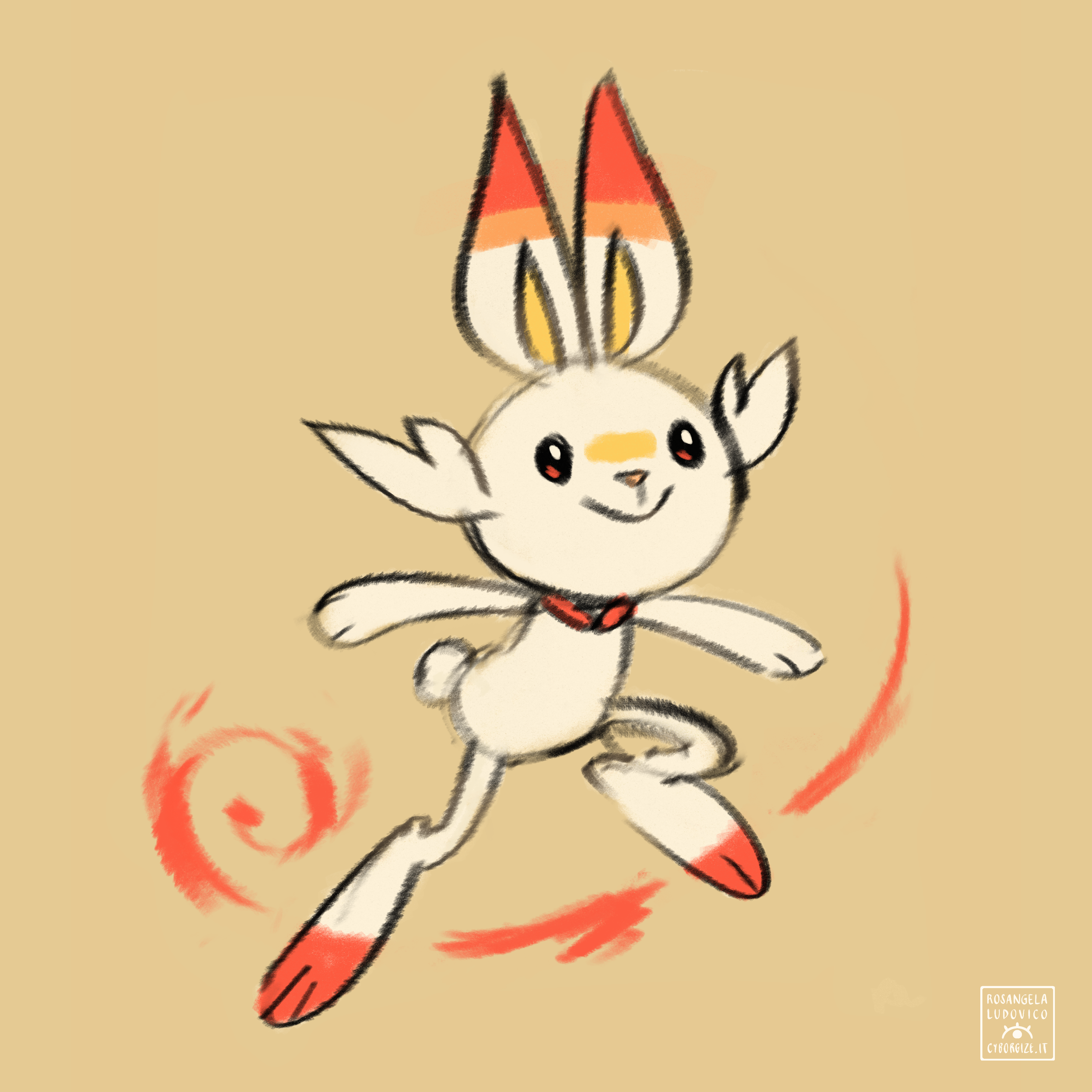 Scorbunny (Pok&eacute;mon) Commission for Vablatsky