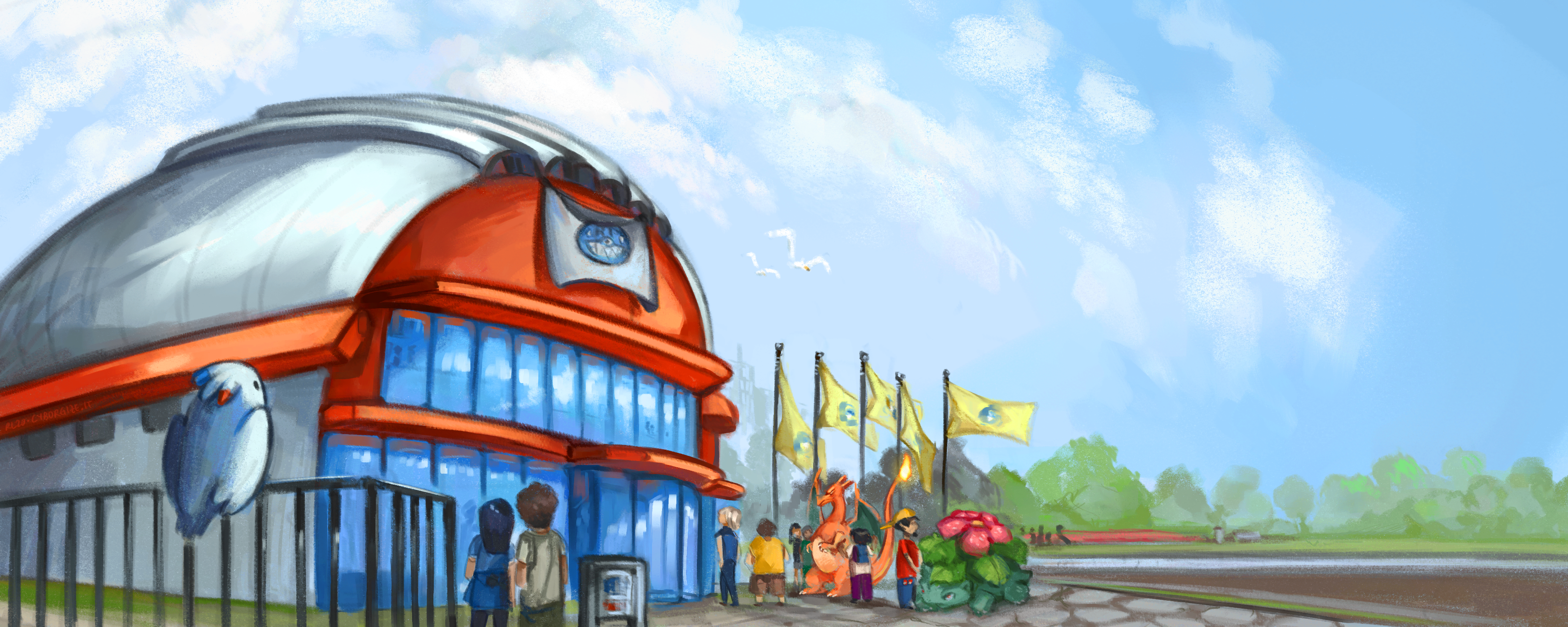 Battle Dome (Pok&eacute;mon) Commission for Cerca
