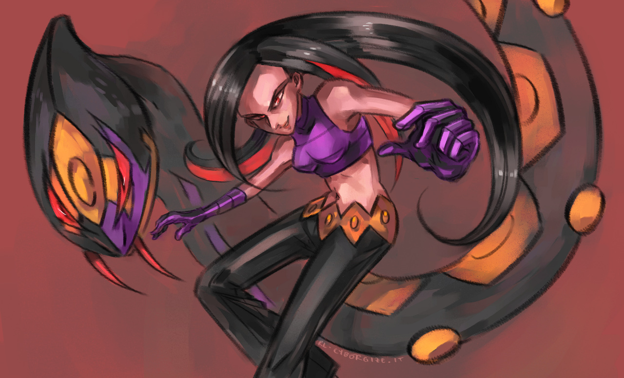 Lucy & Seviper (Pok&eacute;mon) Commission for Cerca