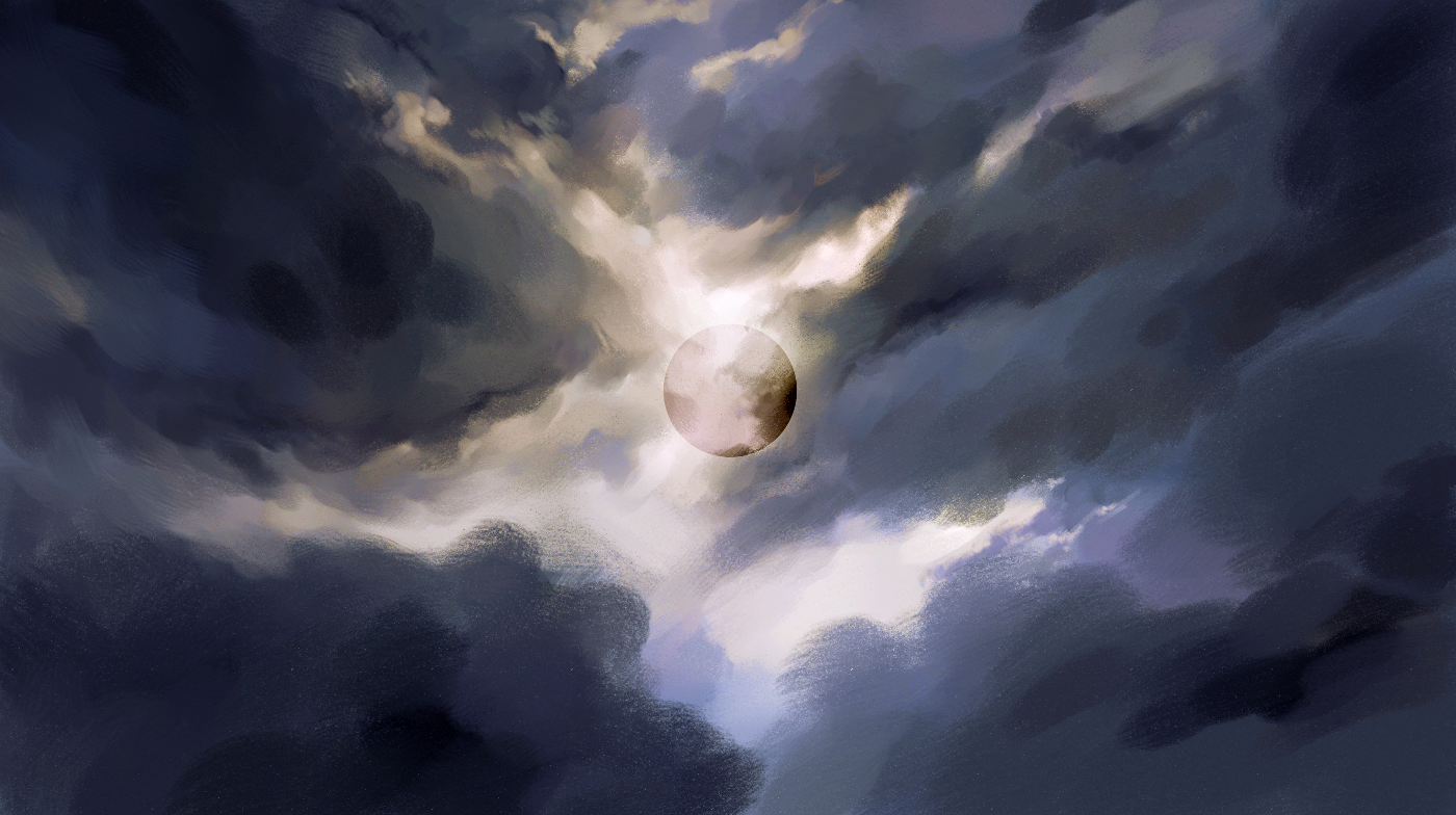 Background art for a cover song video (Falling again by Lacuna Coil)