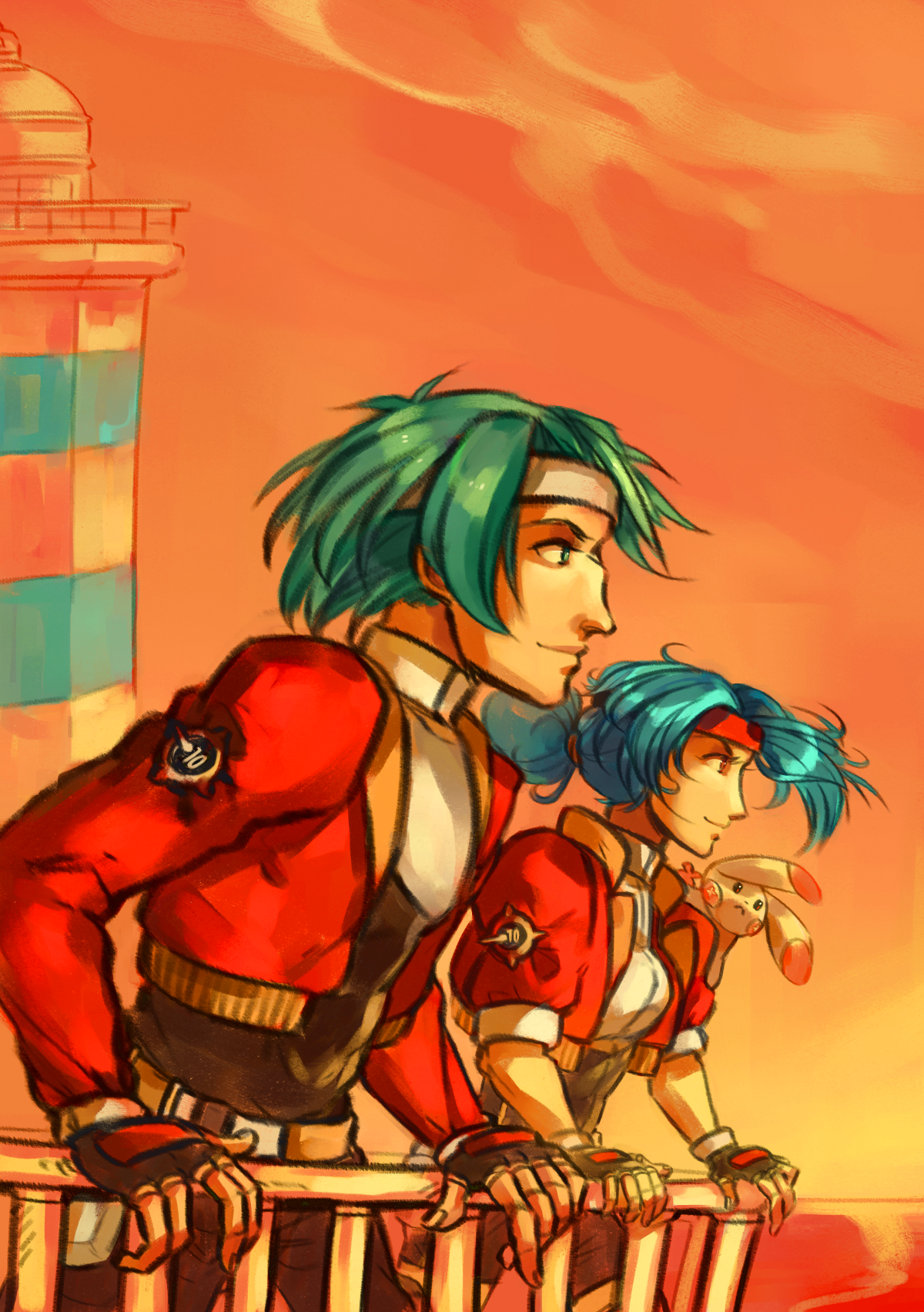 Spenser, Solana, & Minun (Pok&eacute;mon Ranger) For the Capture On! zine