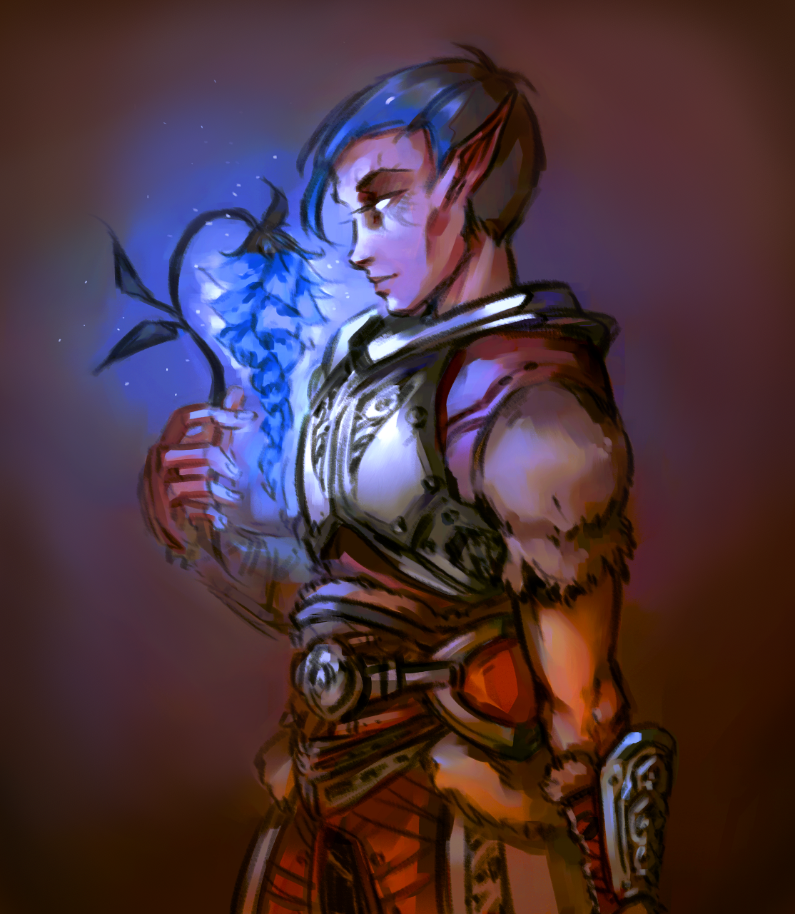 Original character Hilduin (The Elder Scrolls V: Skyrim) Commission for Kerian