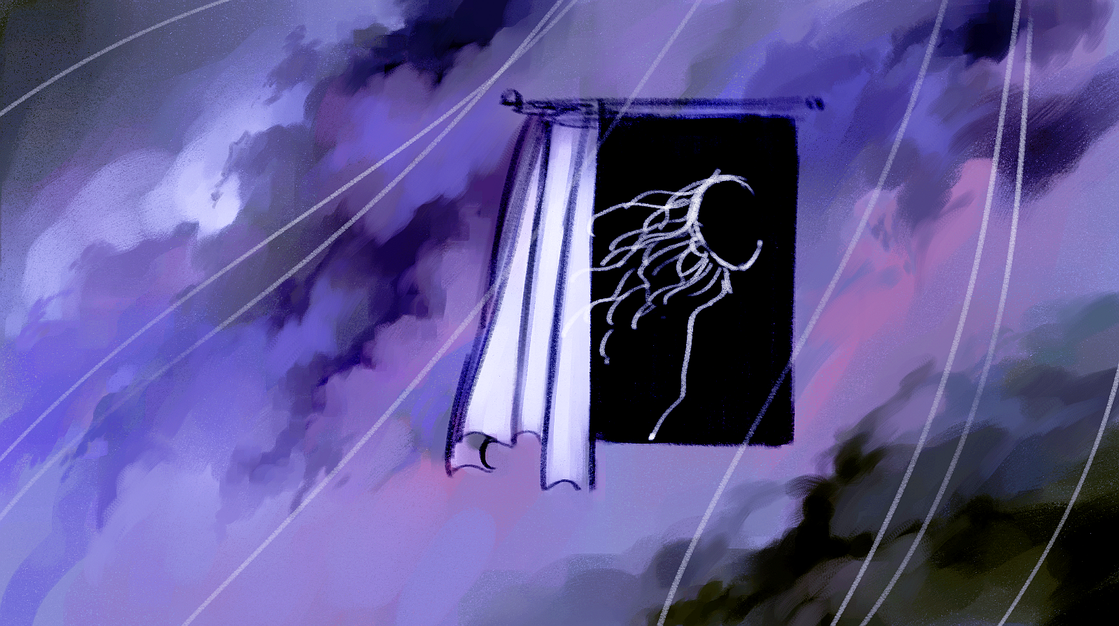 Background art for a cover song video (Cold Heritage by Lacuna Coil)
