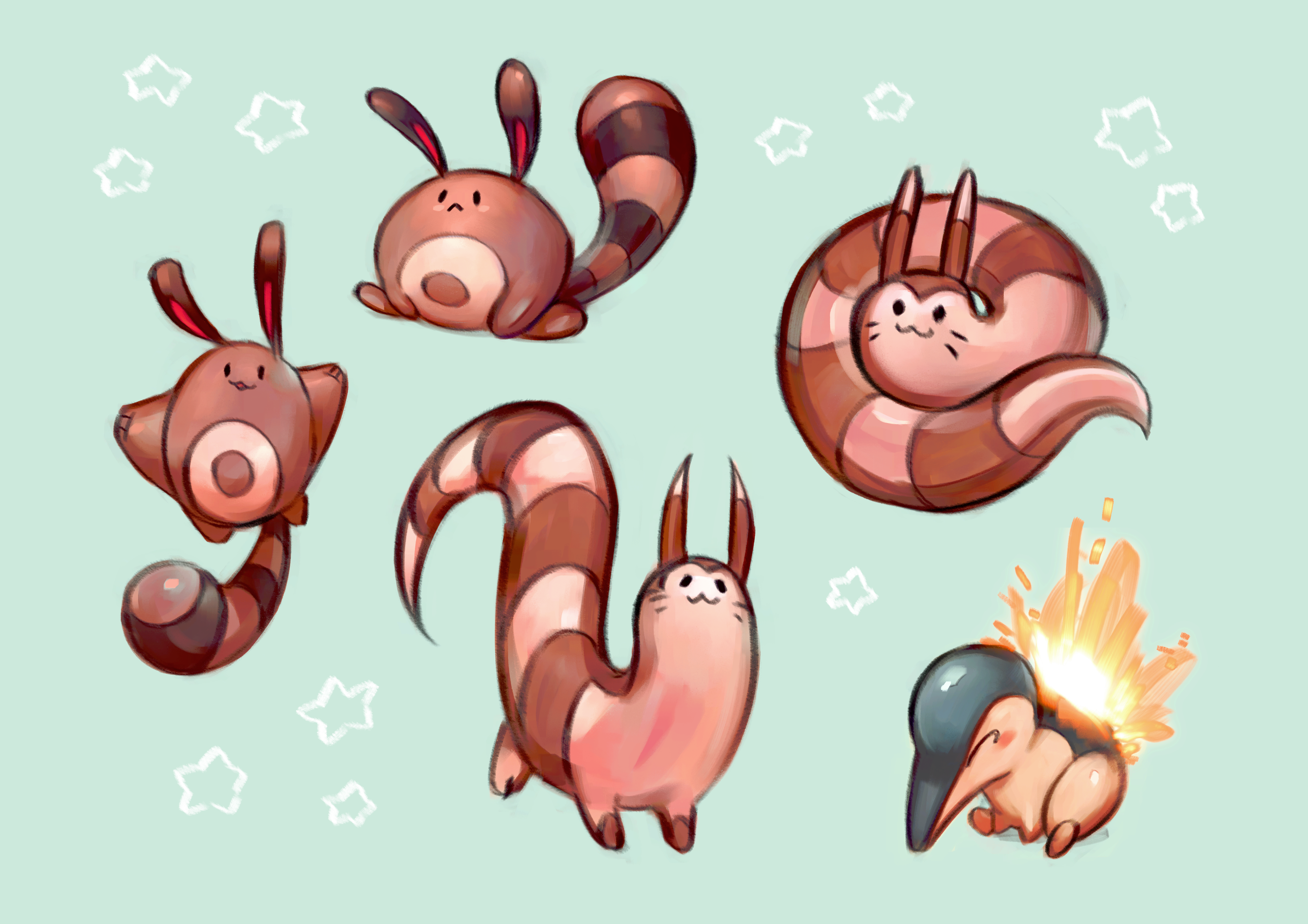 Mammalian Johto Pok&eacute;mon