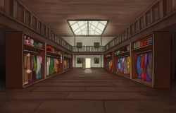 Background for Tyler Mann's The Costume Shop
